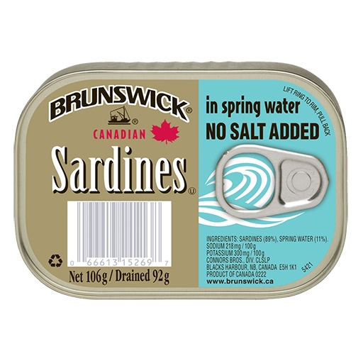 Brunswick Sardines in Water 106G